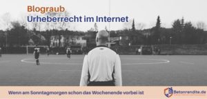 Blograub Urheberrecht
