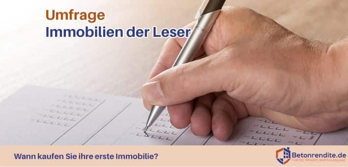 Umfrage: privater Immobilien-Besitz der Leserschaft